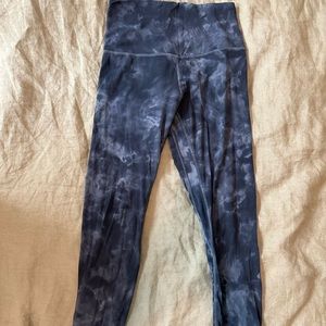 Lululemon align pant 25 inch diamond dye size 6